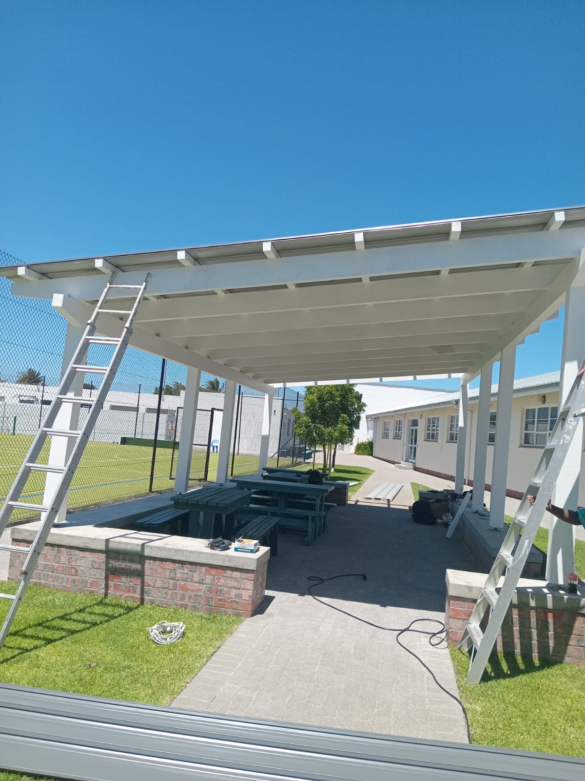 exterior trim and pergola painting Cape Town